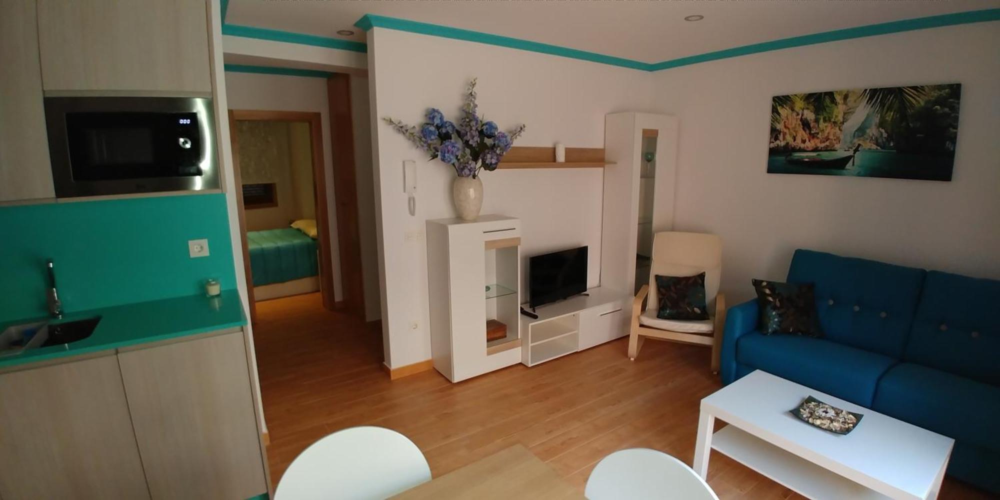 Apartamentos Luis Antonio Mestre O Grove Rum bild